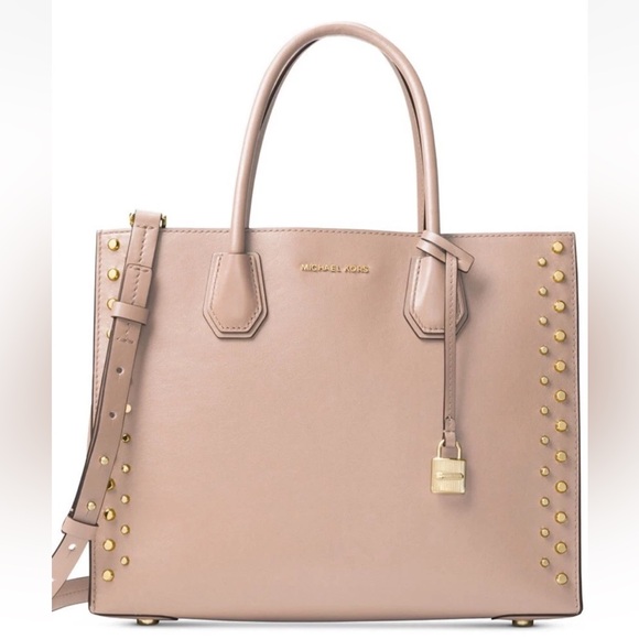 Michael Kors Studio Mercer Stud &
Grommet Satchel Bag - Ballet Pink - Picture 1 of 14